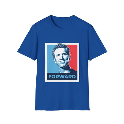 Gavin Newsom Forward – Pro-Democracy Campaign T-Shirt