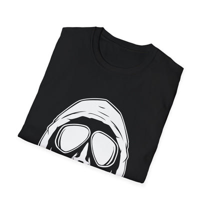 Hooded Antifa Gasmask Three Arrows T-shirt