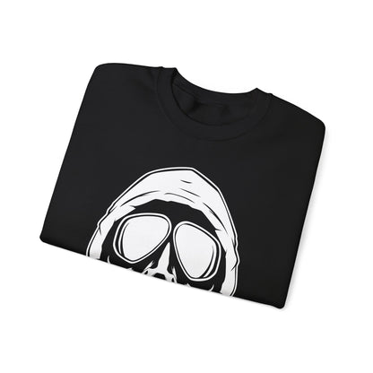Hooded Antifa Gasmask Three Arrows - Sweatshirt