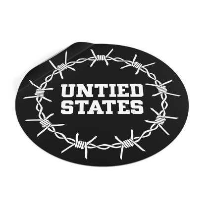 Untied States - Round Vinyl Stickers