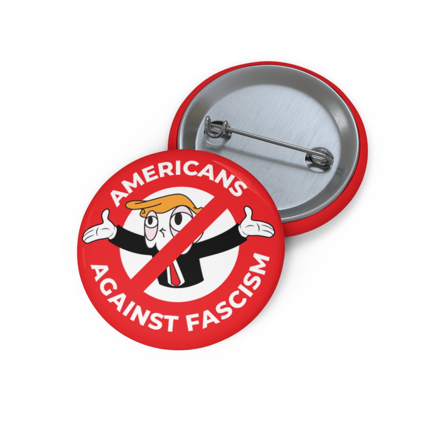 Les Américains contre le fascisme - Pin's