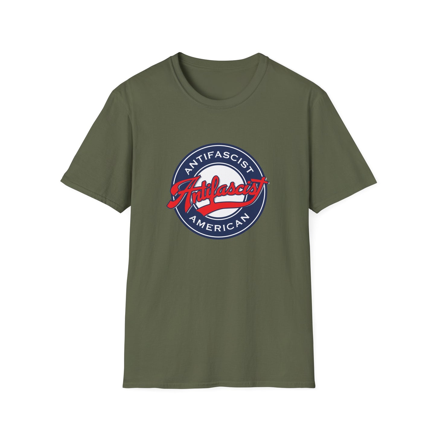 Antifascist American Baseball T-shirt