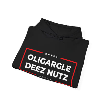Oligargle Deez Nutz – Satire Hoodie