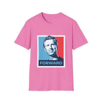 Gavin Newsom Forward – Pro-Democracy Campaign T-Shirt