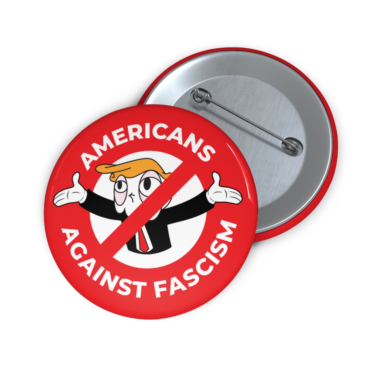 Les Américains contre le fascisme - Pin's