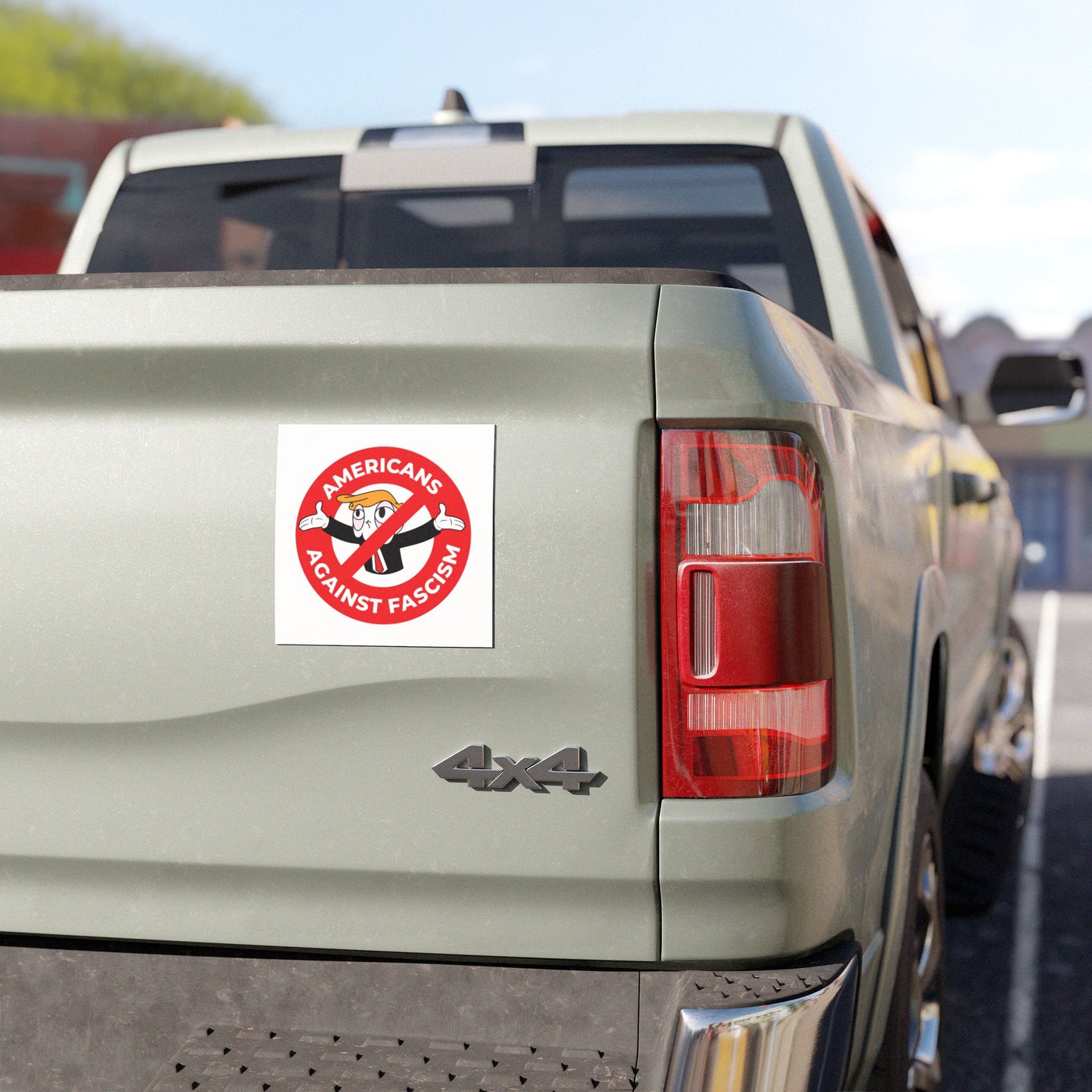 Les Américains contre le fascisme – Aimant pour voiture
