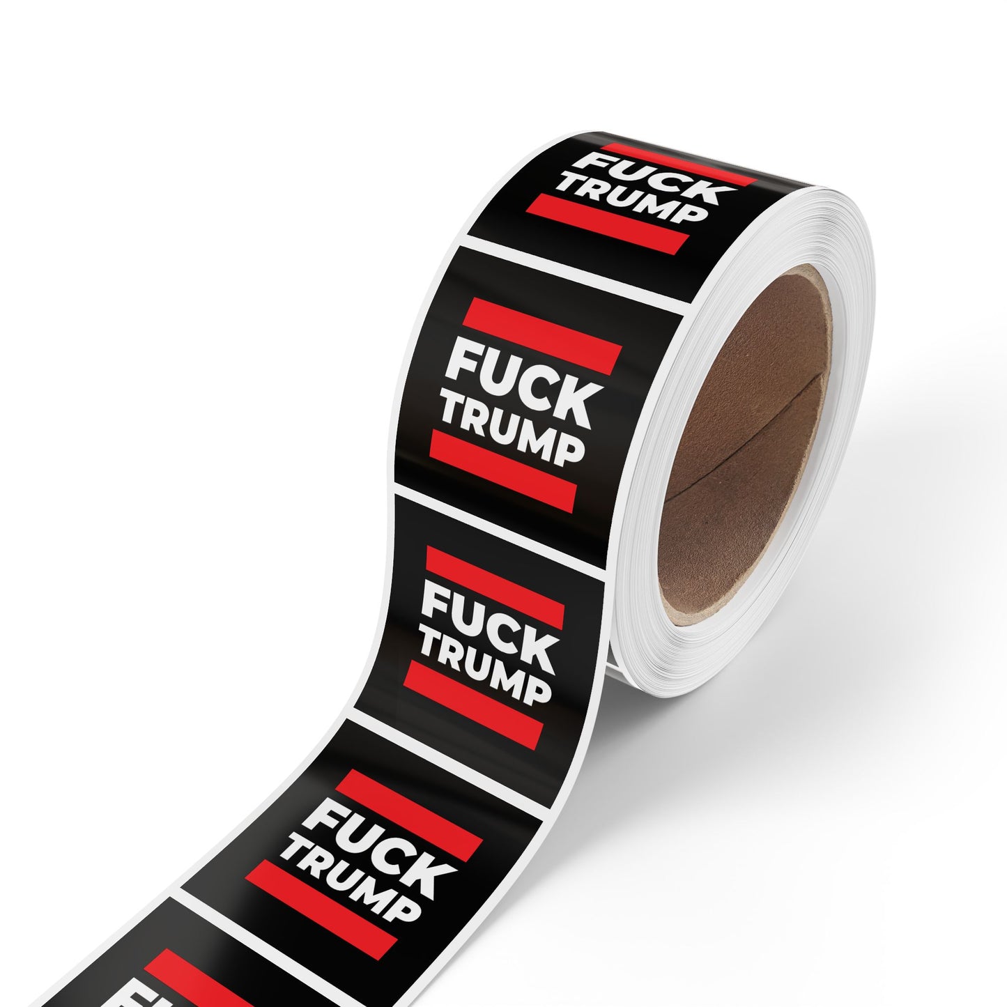 Fuck Trump - Sticker Rolls - Antifascist No Kings Protest Decal