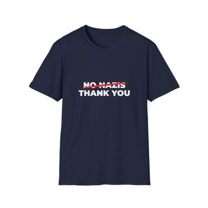 Nazis No Thanks – Anti-Fascist & Anti-Hate Protest T-Shirt