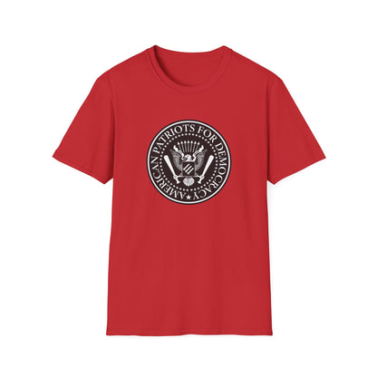 T-shirt « American Patriots for Democracy » – Déclaration pro-constitutionnelle et anti-autoritaire