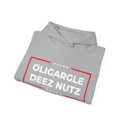 Oligargle Deez Nutz – Satire Hoodie