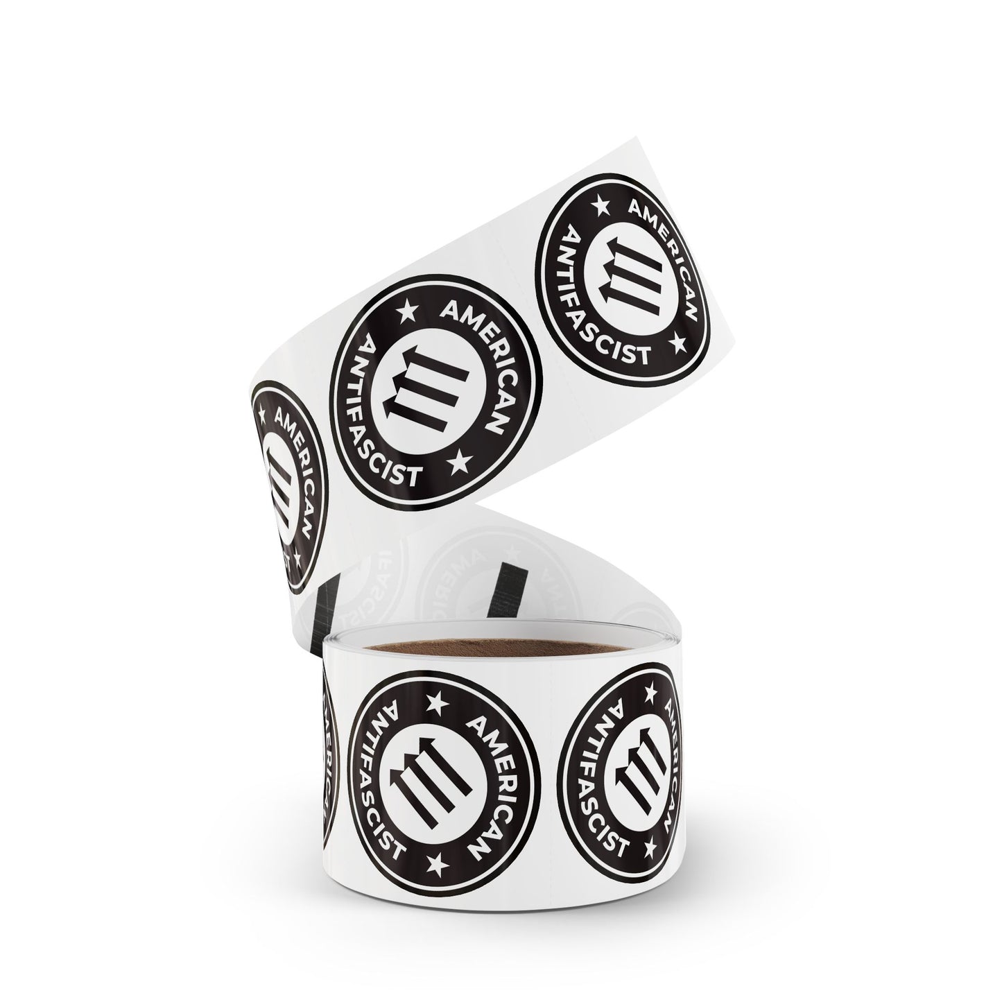 American Antifascist – Round Sticker Roll