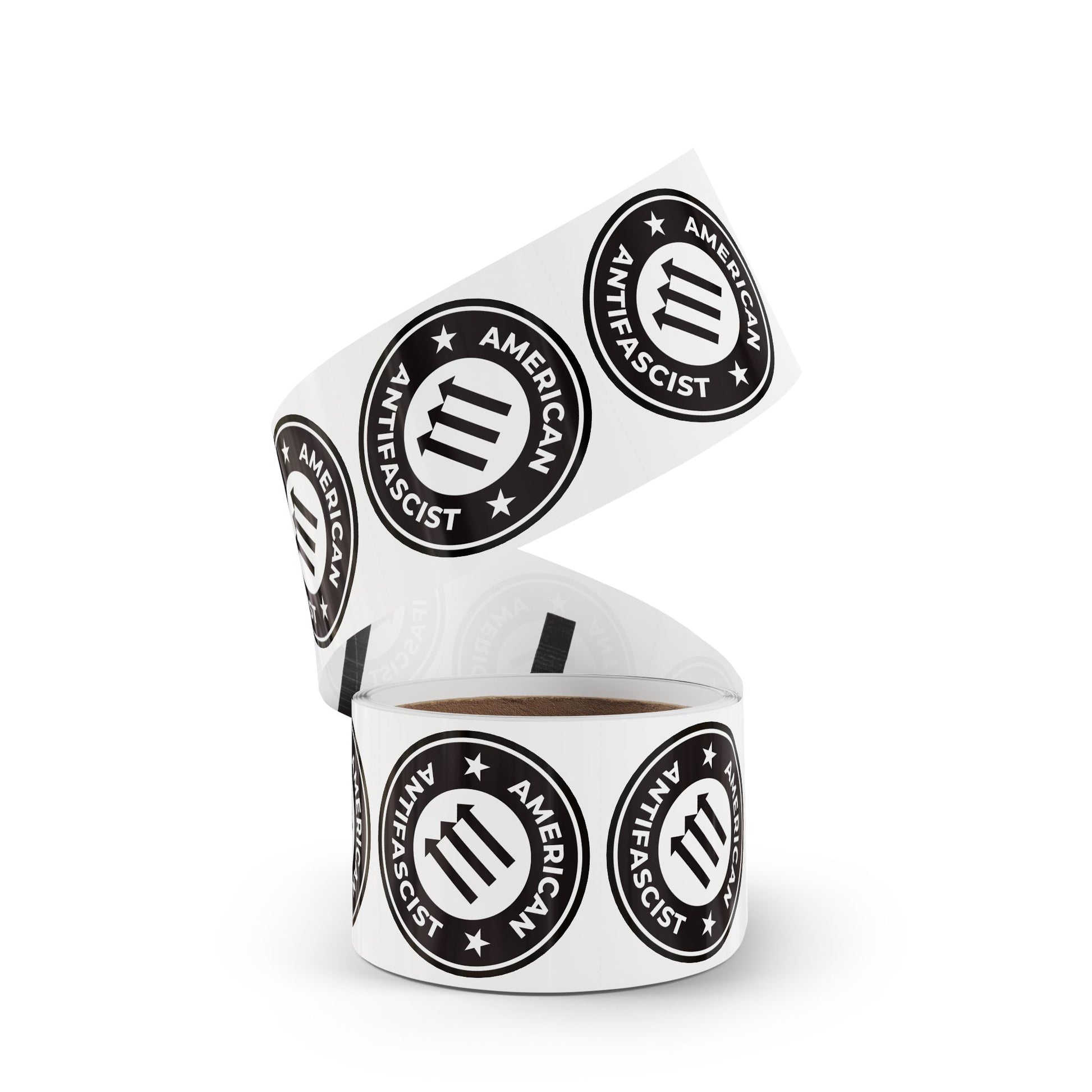 American Antifascist – Round Sticker Roll