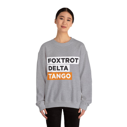Foxtrot Delta Tango FDT Protest Code – Pro-Democracy Sweatshirt