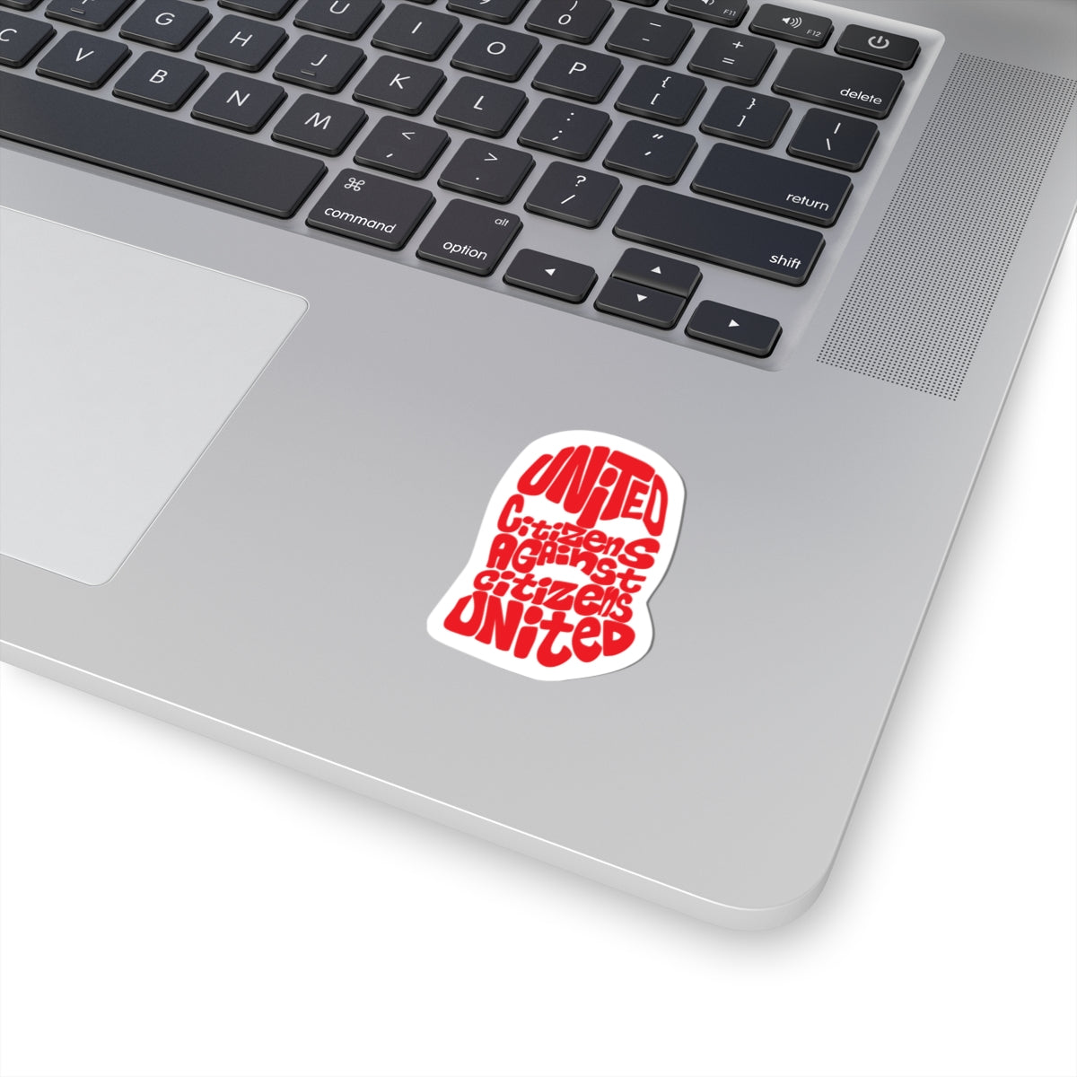 United Citizens Against Citizens United Balaclava - Kiss-Cut Sticker - Free Oppression
