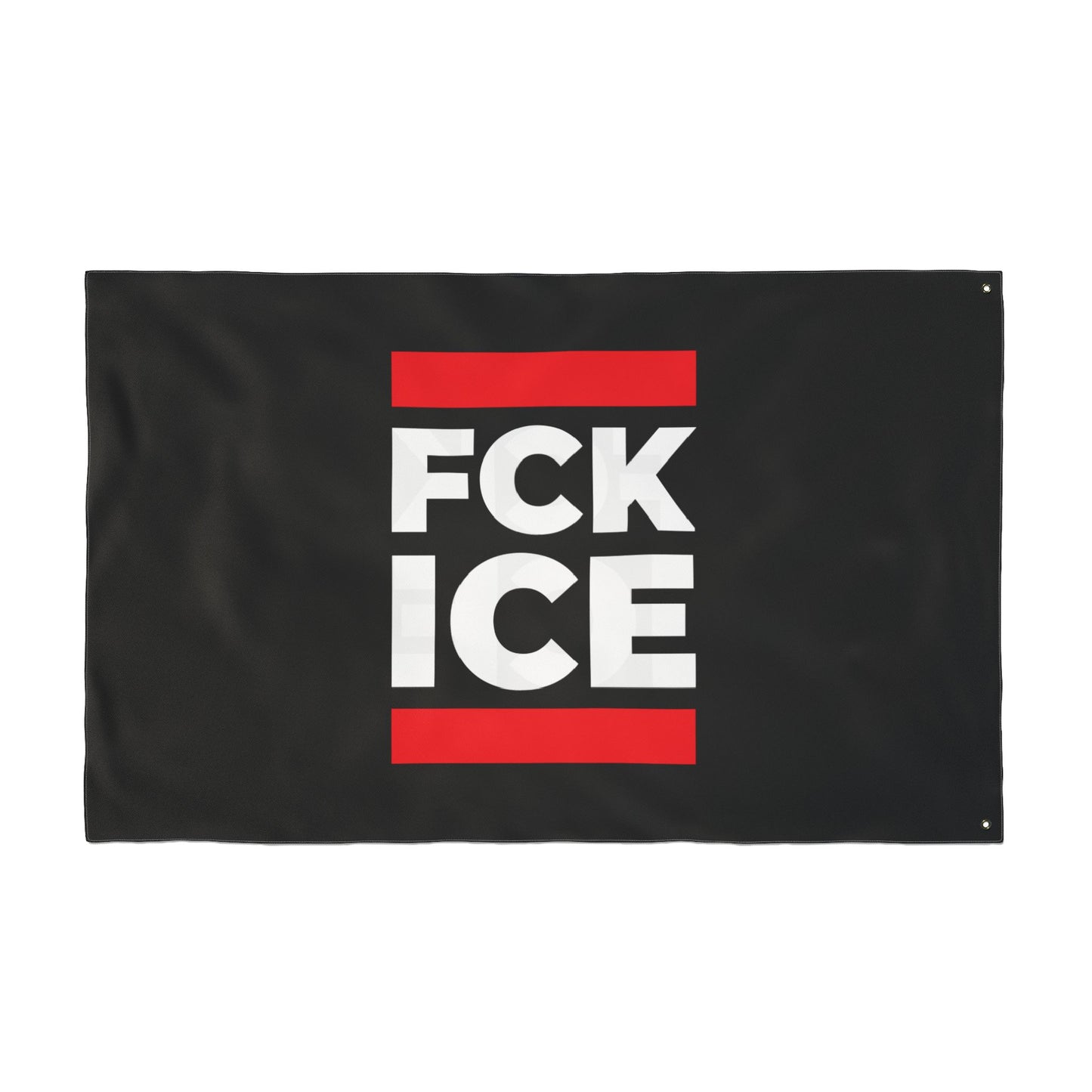 FCK ICE Flag — Immigrant Rights Protest Flag, Double-Sided