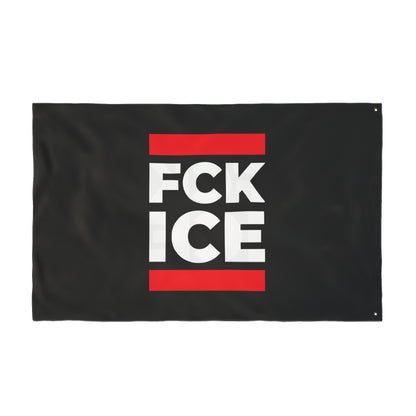 FCK ICE Flag — Immigrant Rights Protest Flag, Double-Sided