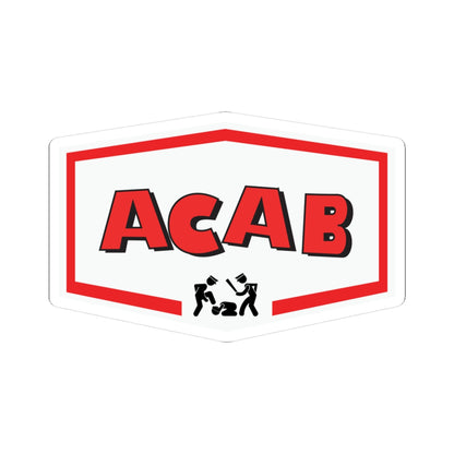 ACAB - Autocollant découpé au baiser