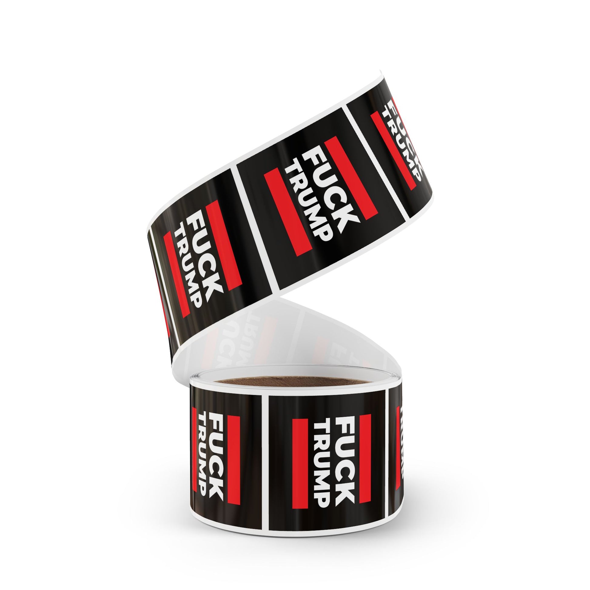 Fuck Trump - Sticker Rolls - Antifascist No Kings Protest Decal