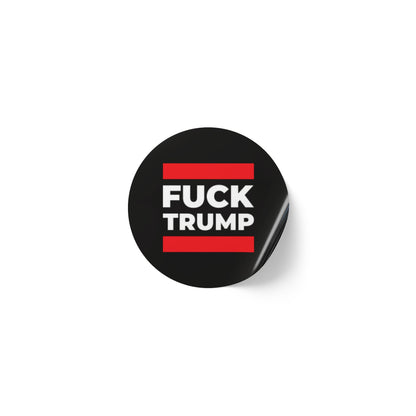 Fuck Trump Round Sticker Label Rolls