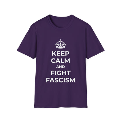 Keep Calm and Fight Fascism – Anti-Fascist T-Shirt