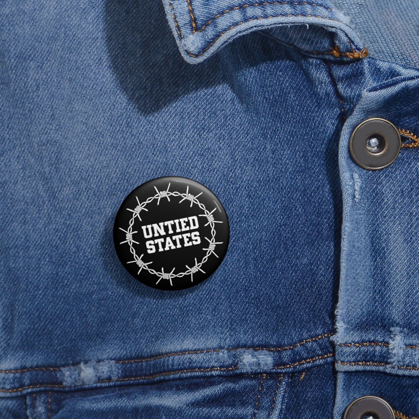 Untied States Pin Button