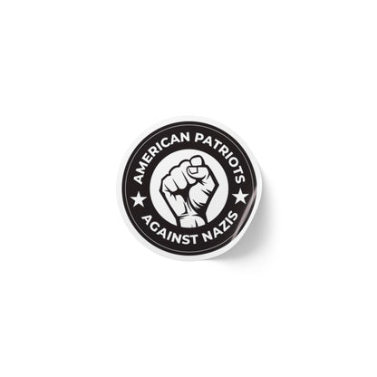 American Patriots Against Nazis Round Sticker Label Rolls