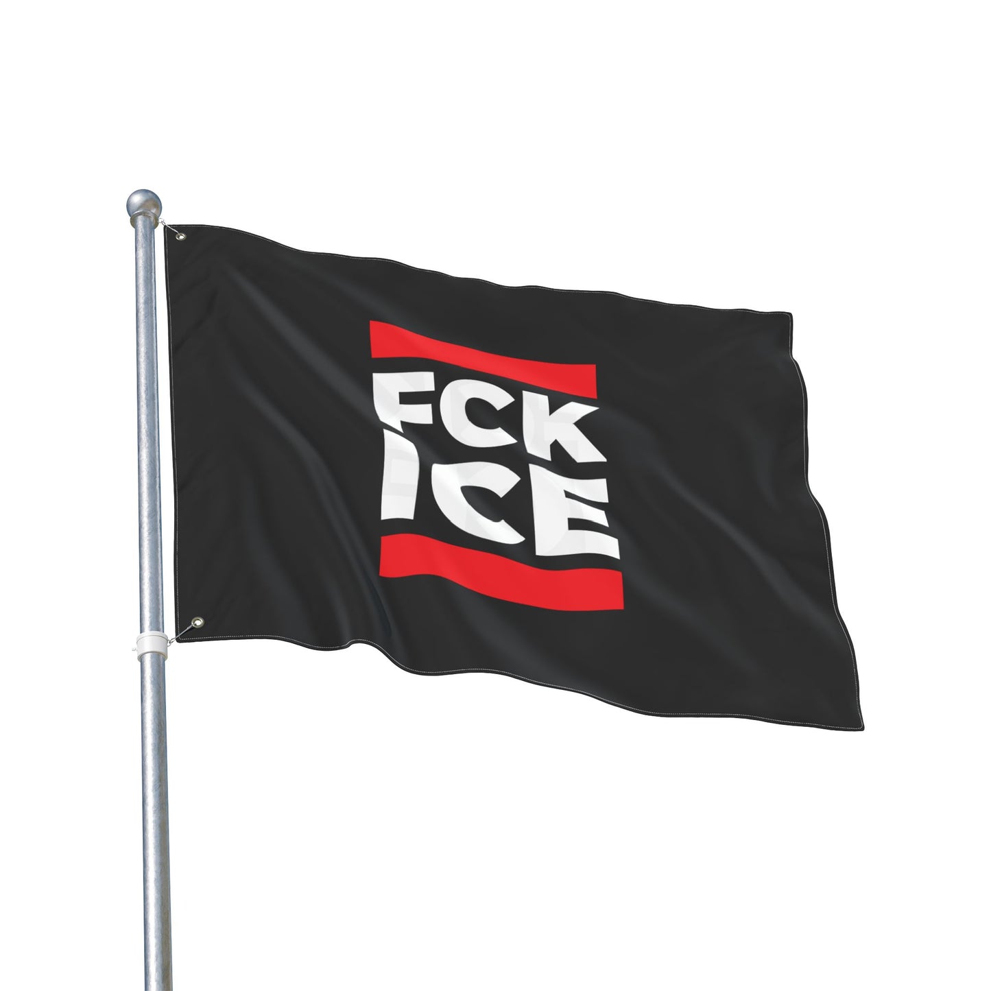 FCK ICE Flag — Immigrant Rights Protest Flag, Double-Sided