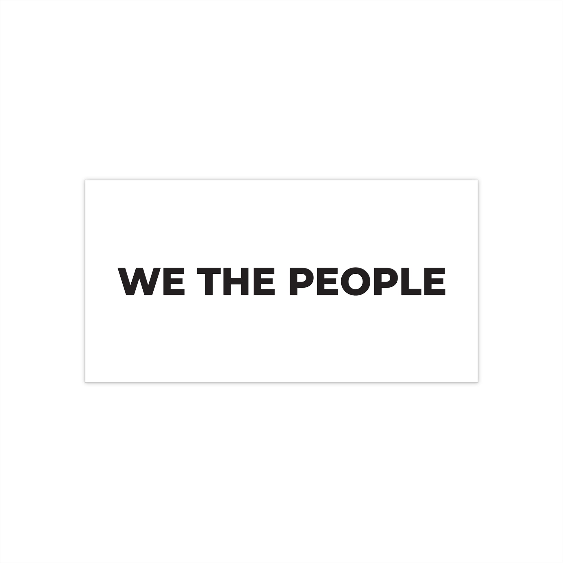Bumper Stickers - We The People - Free Oppression