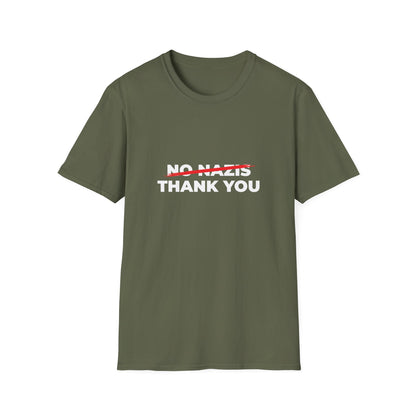 Nazis No Thanks – Anti-Fascist & Anti-Hate Protest T-Shirt