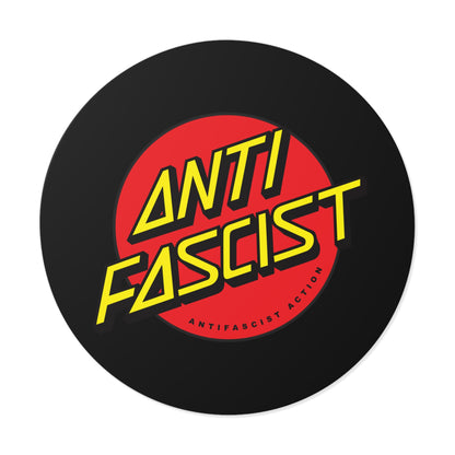 Antifascist Action - Round Vinyl Stickers