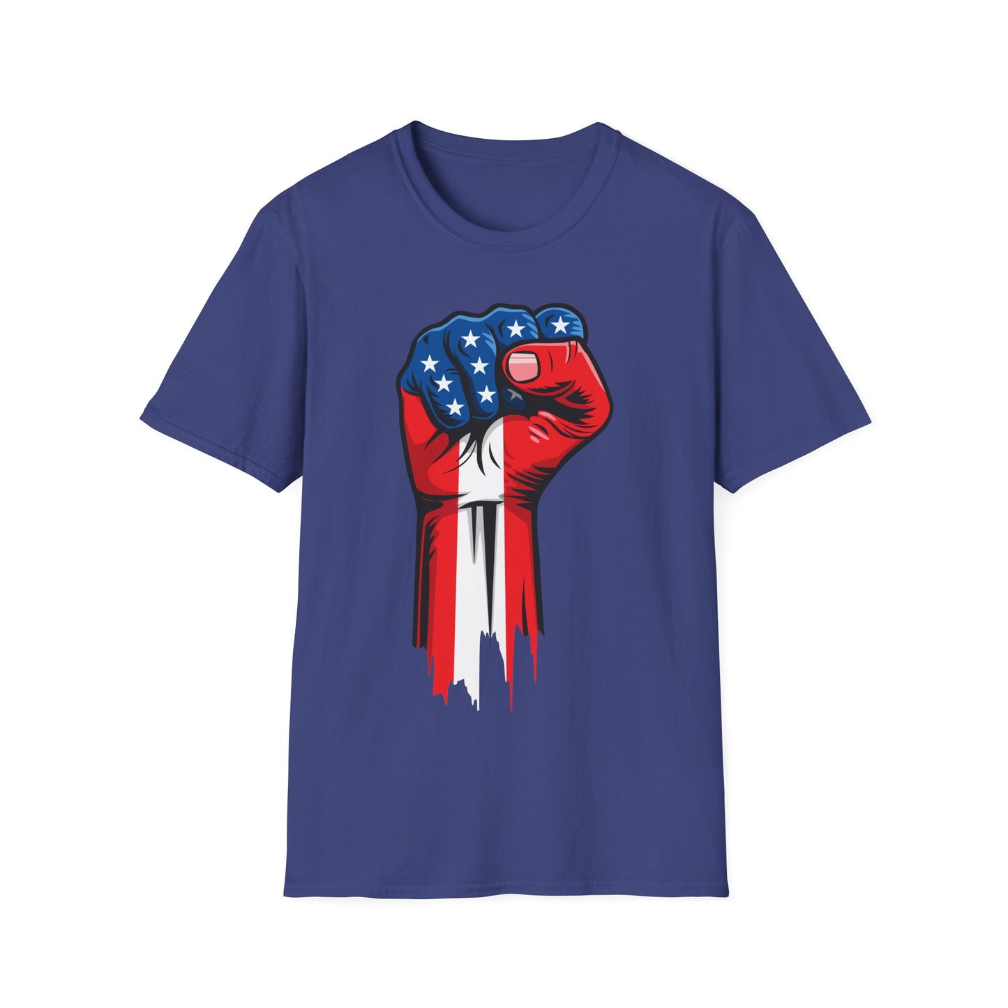 American Painted Hand – Patriotic Protest & Democracy T-Shirt