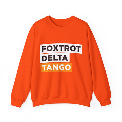 Foxtrot Delta Tango FDT Protest Code – Pro-Democracy Sweatshirt