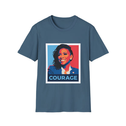 Jasmine Crockett Courage – Pro-Democracy Political Tee