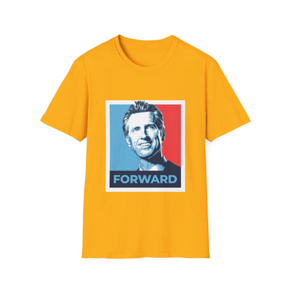 Gavin Newsom Forward – Pro-Democracy Campaign T-Shirt