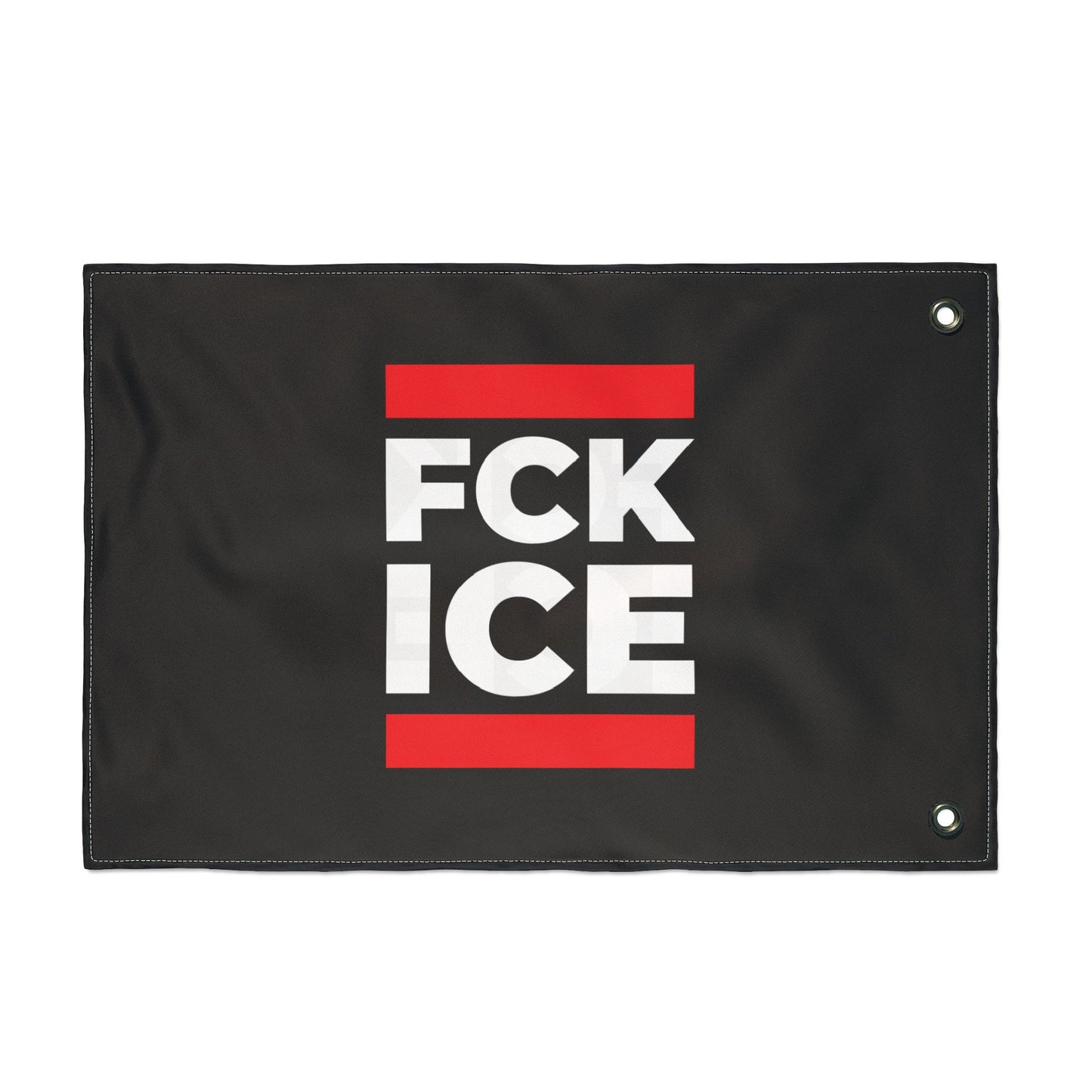 FCK ICE Flag — Immigrant Rights Protest Flag, Double-Sided