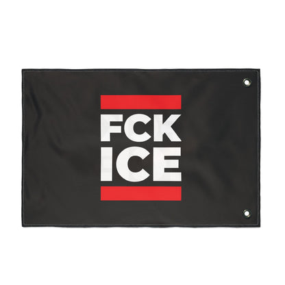 FCK ICE Flag — Immigrant Rights Protest Flag, Double-Sided