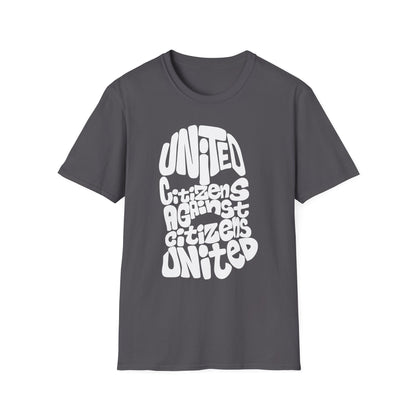 T-shirt cagoule « Citoyens unis contre les citoyens unis »