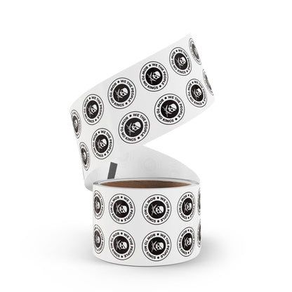 We The People Bow To No Kings Round Sticker Label Rolls
