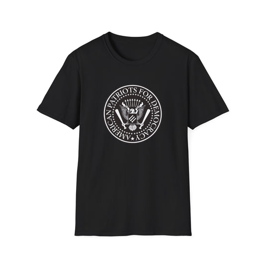 T-shirt « American Patriots for Democracy » – Déclaration pro-constitutionnelle et anti-autoritaire