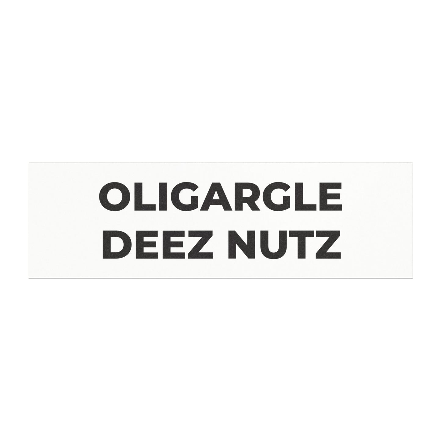 Car Magnet - Oligargle Deez Nutz - Free Oppression