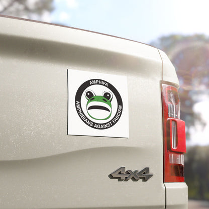 Amphifa Car Magnet – Amphibians Against Fascism – Portland Frog Antifascist Magnet