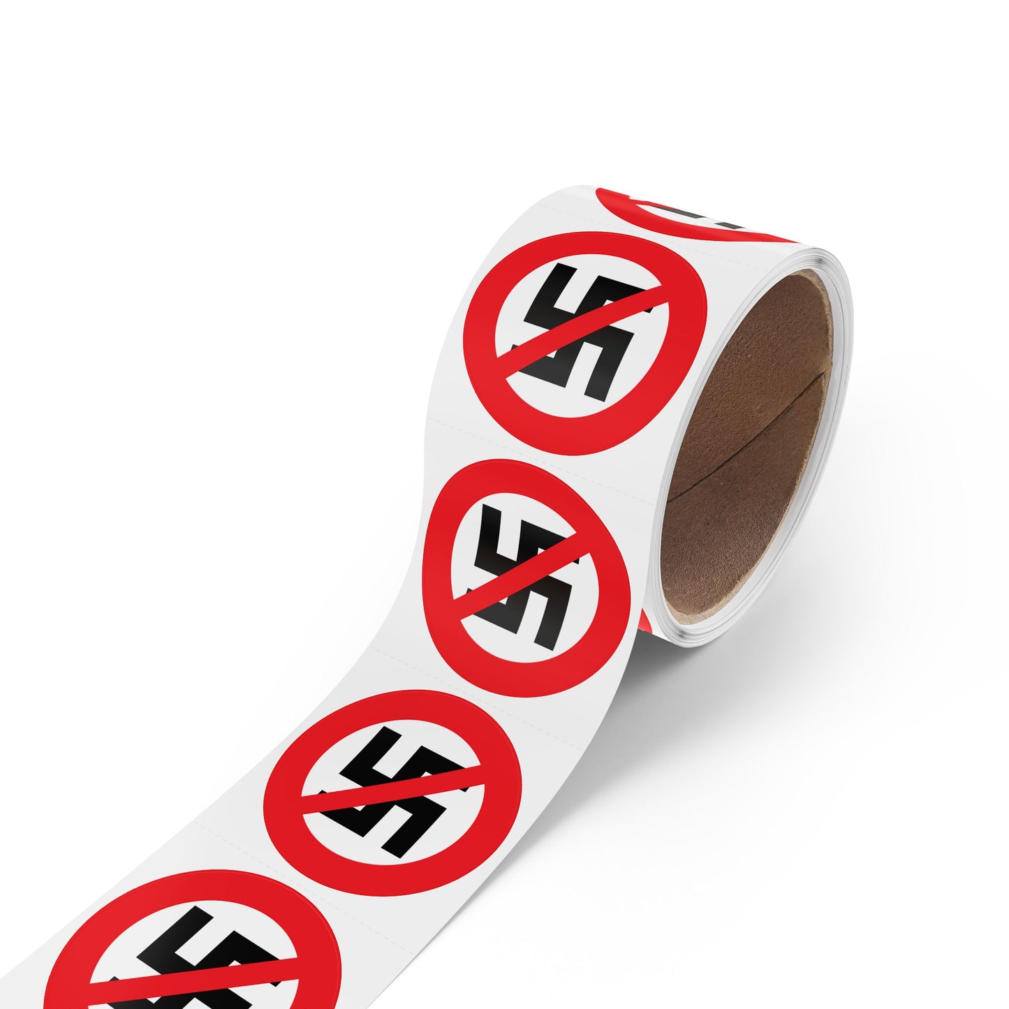 Rouleaux d'étiquettes autocollantes rondes anti-nazis