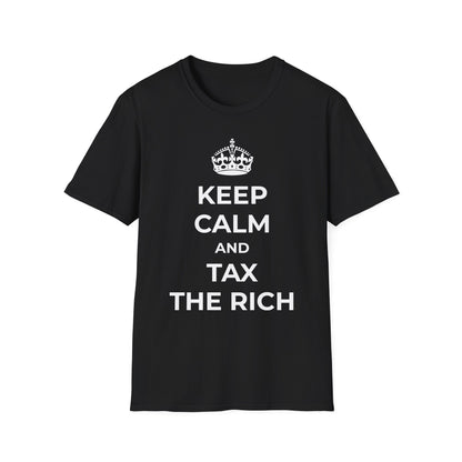 T-shirt « Gardez votre calme et taxez les riches »