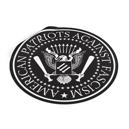 American Patriots Against Fascism – Round Vinyl Sticker