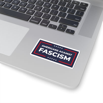 Les Américains contre le fascisme - Autocollant à découper