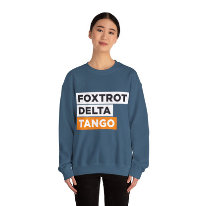 Foxtrot Delta Tango FDT Protest Code – Pro-Democracy Sweatshirt