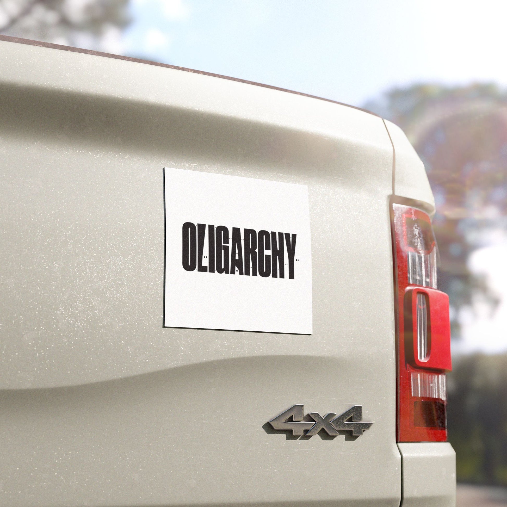 Oligarchy 👻 - Car Magnet