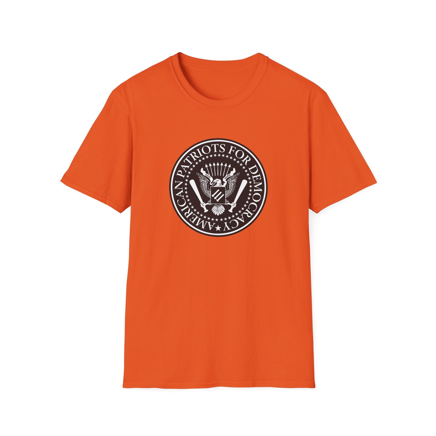 T-shirt « American Patriots for Democracy » – Déclaration pro-constitutionnelle et anti-autoritaire