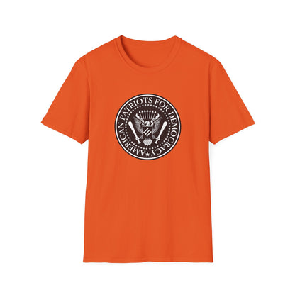 T-shirt « American Patriots for Democracy » – Déclaration pro-constitutionnelle et anti-autoritaire