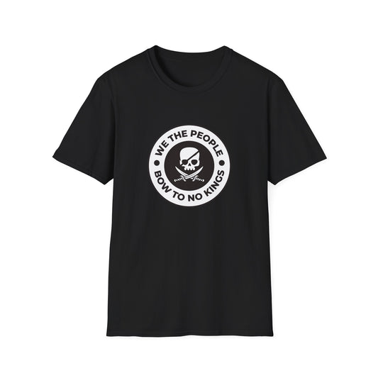 Free Oppression - Tshirt - We The People Bow To No Kings - Black